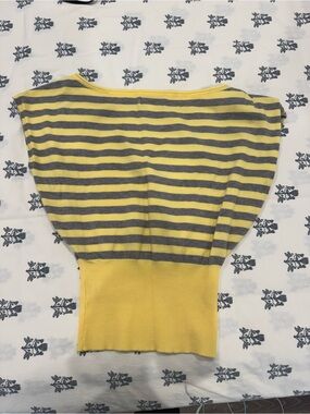 Pacsun “Your Favorite” Eva Knit Top in Yellow Stripe